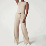 Fritzie – Ärmelloser Minimalistische Jumpsuit