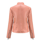 Elegante Übergangsjacke aus Premium Leder für Damen