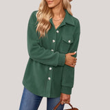 Bellatrix - Plüschjacke mit Reverskragen