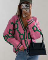 Nelia - Pullover V-Ausschnitt Mantel