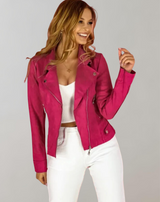 Mila - Schlanke kurze Jacke mit Reißverschluss