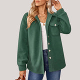 Bellatrix - Plüschjacke mit Reverskragen