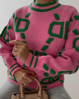 Nelia - Pullover V-Ausschnitt Mantel