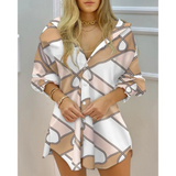 Eribel – schmal geschnittenes, winddichtes Hemdkleid mit V-Ausschnitt