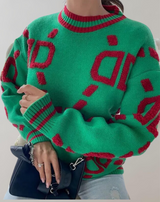 Nelia - Pullover V-Ausschnitt Mantel