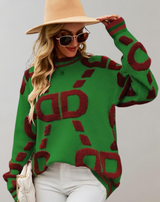 Nelia - Pullover V-Ausschnitt Mantel