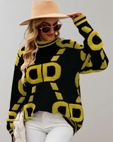 Nelia - Pullover V-Ausschnitt Mantel