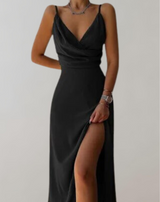 Abby - Damen Spaghettiträger Ballkleid