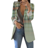 Gracia – Vintage-karierter Damen-Blazer