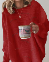 Judy - lange gestrickte Hose