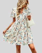 Alysia - Minikleid mit Blumendruck