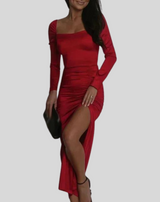 Luella - Luxuriöses langes Abendkleid aus Samt