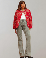 Cornelia - Steppjacke Langer Schlagarm