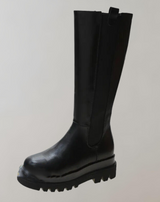 Lora - PU-Leder Anti-Rutsch-Kniestrümpfe