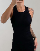 Anabel - Solides geripptes Tank-Top