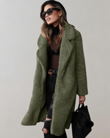 Alena – Eleganter langer Damenmantel