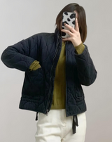 Rhaina -Vintage Langarm-Reißverschluss