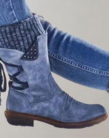 Krizzia - Women Winter Mid-Calf Stiefel Winterschuhe