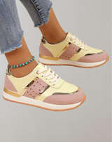 Jente - Turnschuhe Schuhe Leder Patchwork