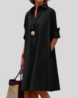 Charlotte - Elegantes langärmeliges Kleid