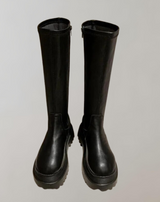 Sanne - Oberschenkelhohe Stiefel Reißverschluss