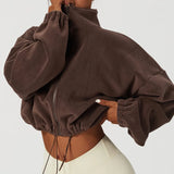 Bianca -Kurze sportliche Fleecejacke