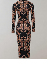 Yaha - bedrucktes Bodycon Abendkleid