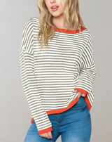 Mikaela - Gestreifter Pullover