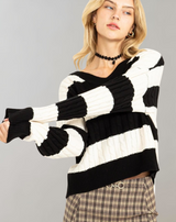 Sarah™ - Gestreifter Damen Pullover