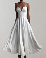 Daniza - Ärmellosesi Damen Elegantes s Kleid