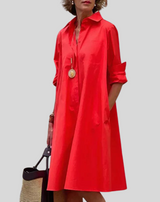 Charlotte - Elegantes langärmeliges Kleid