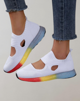 Christa - Frauen Mesh Turnschuhe Hohle Schuhe