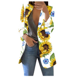 Adana – Bedruckter, kurz geschnittener Damenblazer