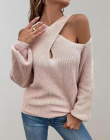 Ella - Damen-Halfterpullover für den Herbst