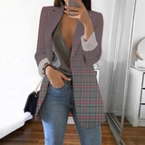 Gracia – Vintage-karierter Damen-Blazer