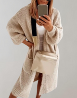 Silke - Langen Ärmeln Strickjacke