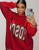 Nelia - Pullover V-Ausschnitt Mantel