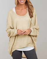 Alejandra - Damen schulterfreies Tunika-Top