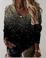 Regina – Glänzende Bluse für Bürodamen