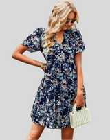 Alysia - Minikleid mit Blumendruck