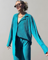 Nala - Frauen plissiert 2 Stück Hose Set