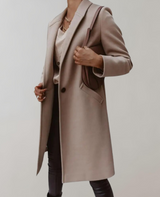 Silvia – Warme lange Manteljacke