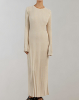 Amalia™ - Damen Gestricktes Midikleid