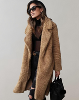 Alena – Eleganter langer Damenmantel