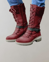 Hannah - Schnalle Calf Stiefel