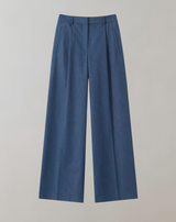 Ada- Elegante Frau Front Falten Hohe Taille Hose