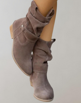 Linda - Sexy Stiefel mit Reißverschluss