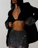 Catalina - Glitzer-Diamant-Blazer für Damen