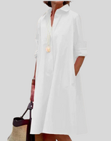 Charlotte - Elegantes langärmeliges Kleid