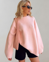 Veronica™- Damen Pullover mit Rundhalsausschnitt